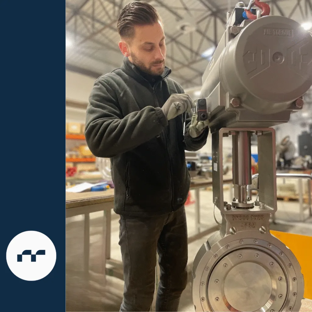 Vanne papillon triple excentration sur un process de pyrolyse đ„ Assembly of BVT01 | Vanne papillon triple excentration sur un process de pyrolyse đ„