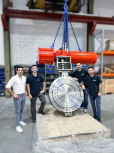 IMG 1459.JPEG | DN1000 Triple-Eccentric Butterfly Valve: Class VI Tightness at 650°C