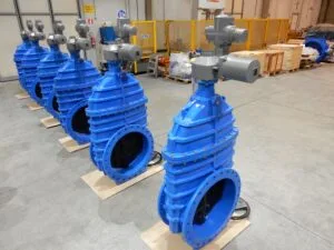 Soft seated gate valves : A Reliable Solution for Drinking Water Supply Resilient seated gates valves EPDM with Auma actuator